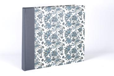 Exclusive album "Sardegna" with linen back, noble blue gilded, handmade in Germany